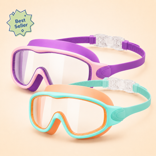 Guppo: Finally, goggles kids can put on without the strap fight.